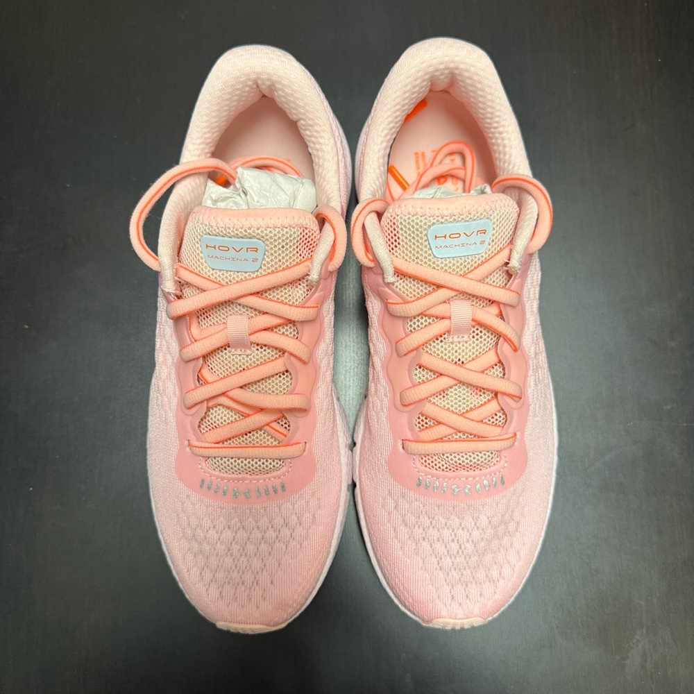 Womens Under Armour UA HOVR MACHINA 2 Sneakers Tennis Shoes 3023555-600 Pink 7
